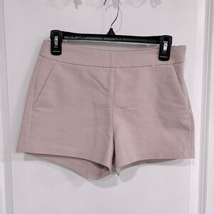 Lot of 3 Express Shorty Midrise Shorts -  (Mustard, White, Light Pink Khaki)